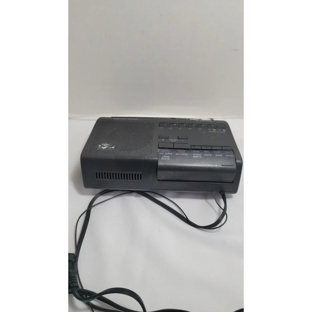Sony Dream Machine ICF-C303 Vintage AM/FM PLL Dual Alarm Synthesized Clock Radio
